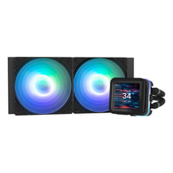 Zalman ALPHA2 DS A24 BLACK système de refroidissement d'ordinateur Processeur Refroidisseur de liquide tout-en-un 12 cm Noir 1 pièce(s)