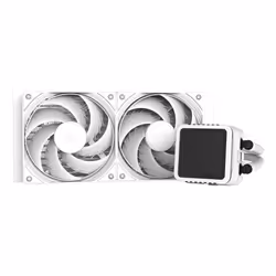 Zalman ALPHA2 DS A24 WHITE système de refroidissement d’ordinateur Processeur Refroidisseur de liquide tout-en-un 12 cm Blanc 1 pièce(s)