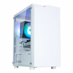 Zalman T4 PLUS, Mini Tower, PC, Blanc, micro ATX, Mini-ITX, Plastique, Acier, Verre trempé, 15,7 cm