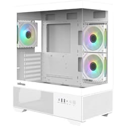 Boitier PC sans alimentation - ZALMAN CHRONIX V2 - ZM-CHROV2WH - Moyen tour - Format ATX - Blanc