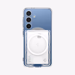 Spigen Ultra Hybrid (MagFit+), Support de carte, Transparent, Polycarbonate (PC), Polyuréthane thermoplastique (TPU), Samsung ...