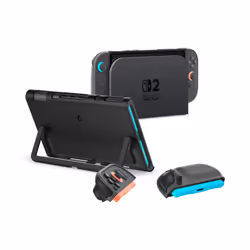 Spigen Nano Pop Housse Nintendo Polycarbonate (PC), Polyuréthane thermoplastique (TPU) Noir, Gris