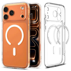 Spigen Ultra Hybrid (MagFit) coque de protection pour téléphones portables 16 cm (6.3") Housse Transparent, Blanc