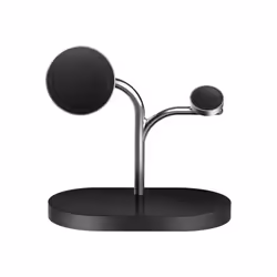 Samsung GP-PWU024WIABW chargeur d'appareils mobiles Casque, Smartphone, Smartwatch Noir, Argent USB Recharge sans fil Intérieure