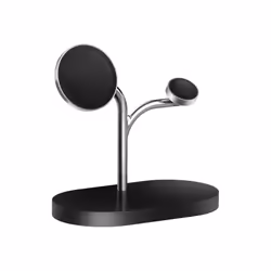 Samsung GP-PWU024WIABW chargeur d'appareils mobiles Casque, Smartphone, Smartwatch Noir, Argent USB Recharge sans fil Intérieure