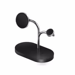 Samsung GP-PWU024WIABW chargeur d'appareils mobiles Casque, Smartphone, Smartwatch Noir, Argent USB Recharge sans fil Intérieure - Vue supplémentaire 4