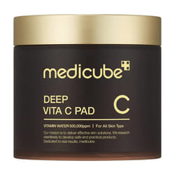 MEDICUBE Deep Vita C Pad Soin Visage - 70 pièces pour un éclat intense et une peau nettoyée en profondeur