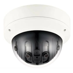 Samsung - Caméra Réseau Panoramique 180 degrés multicapteurs ip 7,3Mp nvr PoE SND-L6083RP