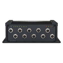Hanwha SPN-10080PM commutateur réseau Aucun Connexion Ethernet, supportant l'alimentation via ce port (PoE) Noir