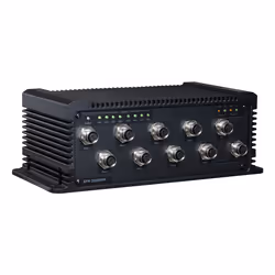 Hanwha SPN-10080PM commutateur réseau Aucun Connexion Ethernet, supportant l'alimentation via ce port (PoE) Noir
