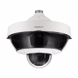 Hanwha PNM-9322VQP, Caméra de sécurité IP, Avec fil, Mur, Blanc, Sphérique, Aluminium