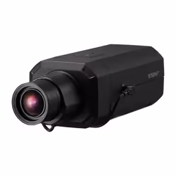 Hanwha PNB-A6001, Caméra de sécurité IP, Intérieure et extérieure, Avec fil, Plafond/mur, Noir, Boîte