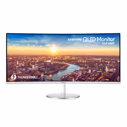 Samsung C34J791WTU, 86,4 cm (34"), 3440 x 1440 pixels, Quad HD, LED, 4 ms, Gris