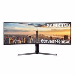 Samsung Curved Ultra-Wide Moniteur 43" LC43J890DKU, 110,2 cm (43.4"), 3840 x 1200 pixels, 5 ms, Bleu