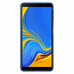 Samsung Galaxy A7 (2018) SM-A750F, 15,2 cm (6"), 4 Go, 64 Go, 24 MP, Android 8.0, Bleu