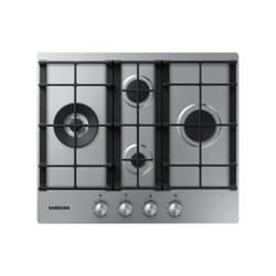 Samsung NA64H3031BS Noir, Acier inoxydable Intégré Gaz 4 zone(s)