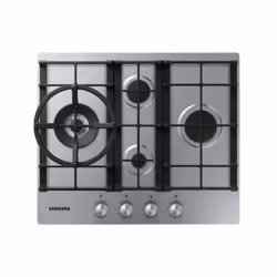 Samsung NA64H3031BS Noir, Acier inoxydable Intégré Gaz 4 zone(s)