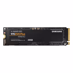 Samsung 970 EVO Plus, 250 Go, M.2, 3500 Mo/s