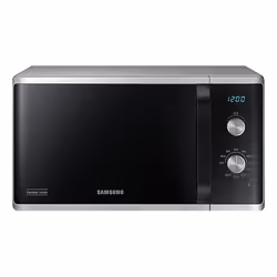 Samsung MG23K3614AS, Comptoir, Micro-ondes grill, 23 L, 800 W, Rotatif, Noir, Argent