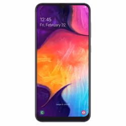 Samsung Galaxy A50 SM-A505F, 16,3 cm (6.4"), 1080 x 2340 pixels, 4 Go, 128 Go, 25 MP, Blanc