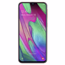 Samsung Galaxy A40 SM-A405F, 15 cm (5.9"), 4 Go, 64 Go, 16 MP, Android 9.0, Corail