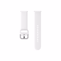 Samsung ET-SFR50, Bande, Smartwatch, Blanc, Samsung, Galaxy Watch Active, Galaxy Watch (42mm), Gear Sport, Fluoroélastomère