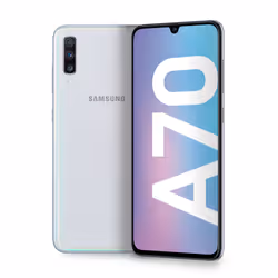 Samsung Galaxy A70 SM-A705FN/DS, 17 cm (6.7"), 6 Go, 128 Go, 32 MP, Android 9.0, Blanc
