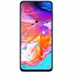 Samsung Galaxy A70 SM-A705F, 17 cm (6.7"), 6 Go, 128 Go, 32 MP, Android 9.0, Bleu