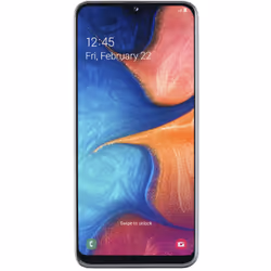 Samsung Galaxy A20e SM-A202F, 14,7 cm (5.8"), 720 x 1560 pixels, 3 Go, 32 Go, 13 MP, Blanc