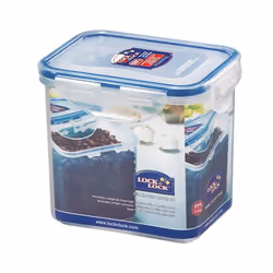 Lock &amp; Lock HPL808, Boîte, Rectangulaire, 0,85 L, Bleu, Transparent, Polypropylène (PP), 135 mm