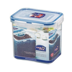 Lock & Lock HPL808 boîte hermétique alimentaire Rectangulaire 0,85 L Bleu, Transparent