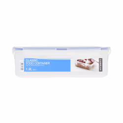 Lock & Lock HPL826, Boîte, Rectangulaire, 2,6 L, Bleu, Transparent, Polypropylène (PP), -20 - 115,6 °C