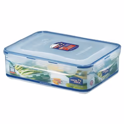 Lock & Lock HPL 834, Boîte, Rectangulaire, 3,9 L, Bleu, Transparent, Polypropylène (PP), 295 mm