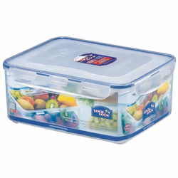 Lock &amp; Lock HPL836, Boîte, Rectangulaire, 5,5 L, Bleu, Transparent, Polypropylène (PP), -20 - 99 °C