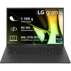 Ordinateur portable LG Gram 16Z90R-G.AA75F