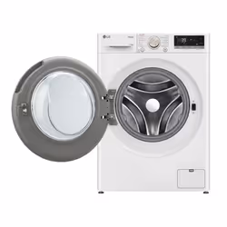 LG D4R7011TSWG machine à laver avec sèche linge Pose libre Charge avant Noir, Blanc D - Vue supplémentaire 2