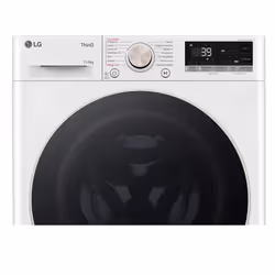 LG D4R7011TSWG machine à laver avec sèche linge Pose libre Charge avant Noir, Blanc D - Vue supplémentaire 6