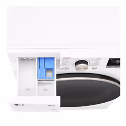 LG D4R7011TSWG machine à laver avec sèche linge Pose libre Charge avant Noir, Blanc D - Vue supplémentaire 7