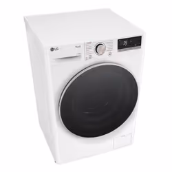 LG D4R7011TSWG machine à laver avec sèche linge Pose libre Charge avant Noir, Blanc D - Vue supplémentaire 8