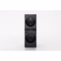 LG WT1210BBF.APBQKIS, Charge avant, Pose libre, Noir, Gauche, Noir, Tactile