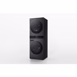 LG WT1210BBF.APBQKIS machine à laver avec sèche linge Pose libre Charge avant Noir A
