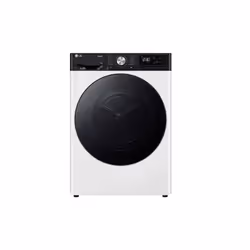 LG RH9V76WH, Pose libre, Charge avant, Pompe à chaleur, Blanc, Rotatif, Droite