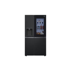 LG InstaView GSGV80EPLD frigo américain Pose libre 635 L D Noir, Graphite
