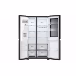 LG InstaView GSGV80EPLD Réfrigérateur Américain 635 L Noir Graphite Wi-Fi - Vue supplémentaire 4