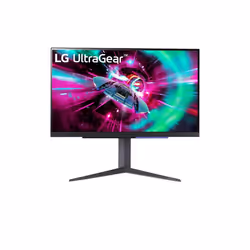 LG 27GR93U-B, 68,6 cm (27"), 3840 x 2160 pixels, 4K Ultra HD, 1 ms, Noir