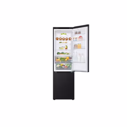 LG GBV5240DEP réfrigérateur-congélateur Pose libre 387 L D Noir