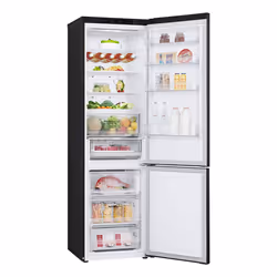 LG GBV3200DEP réfrigérateur-congélateur Pose libre 387 L D Noir - Vue supplémentaire 11
