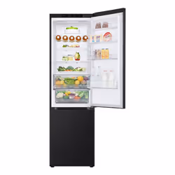 LG GBV3200DEP réfrigérateur-congélateur Pose libre 387 L D Noir