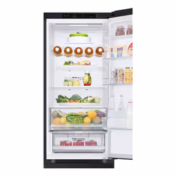 LG GBV3200DEP réfrigérateur-congélateur Pose libre 387 L D Noir - Vue supplémentaire 7