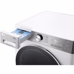 LG D4R9513TPWC machine à laver avec sèche linge Pose libre Charge avant Argent, Blanc D - Vue supplémentaire 5
